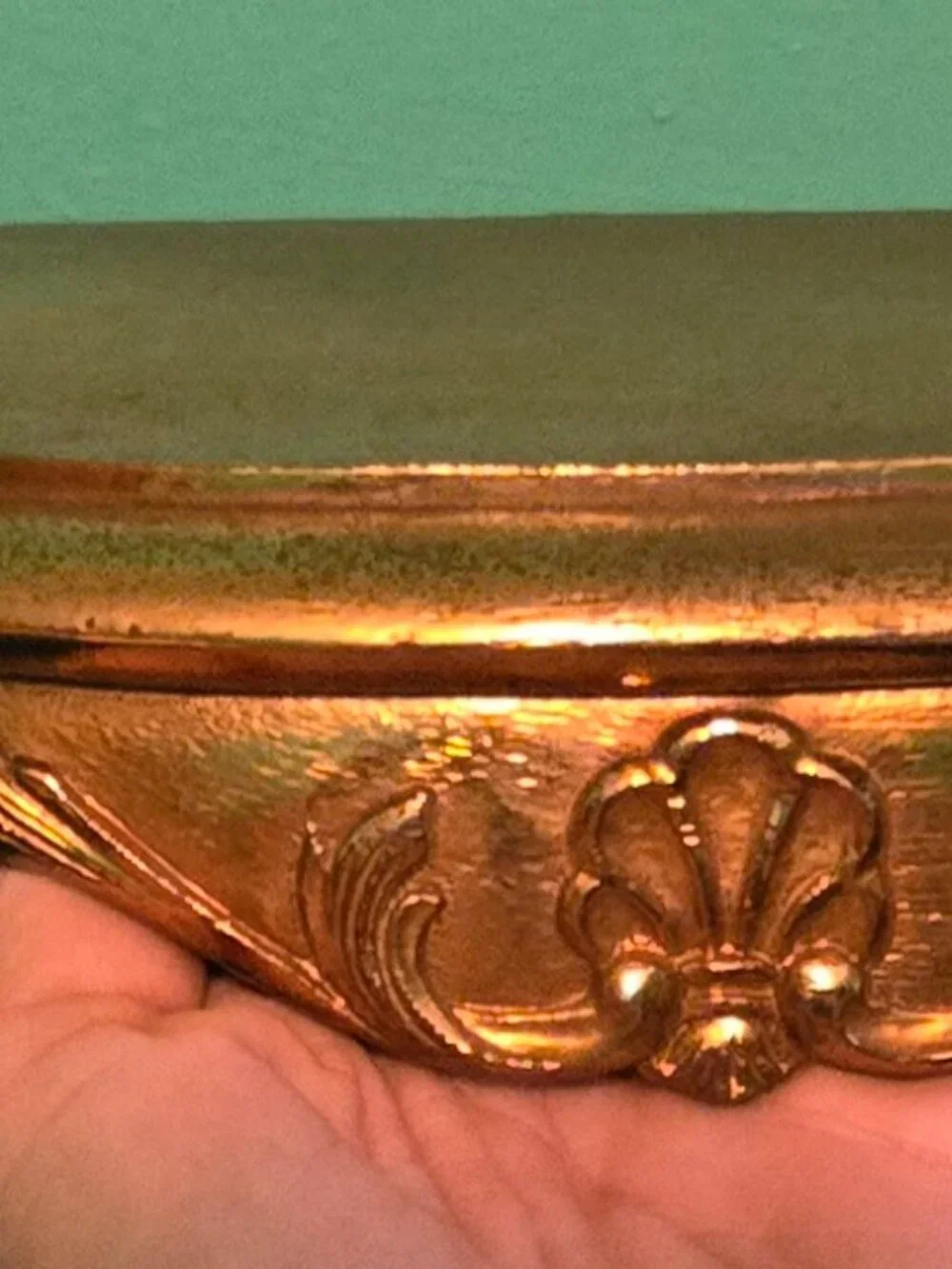 Vintage Florentine Style Ornate Gold Wall Shelf 1983 Burwood 2625 USA 12”